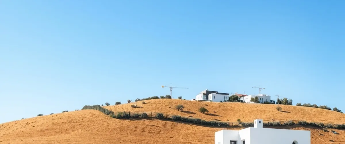 Scenic view of Spanish property landscape